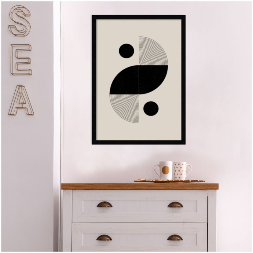 BaB No 3 by The MIUUS STUDIO Wood Framed Wall Art Print
