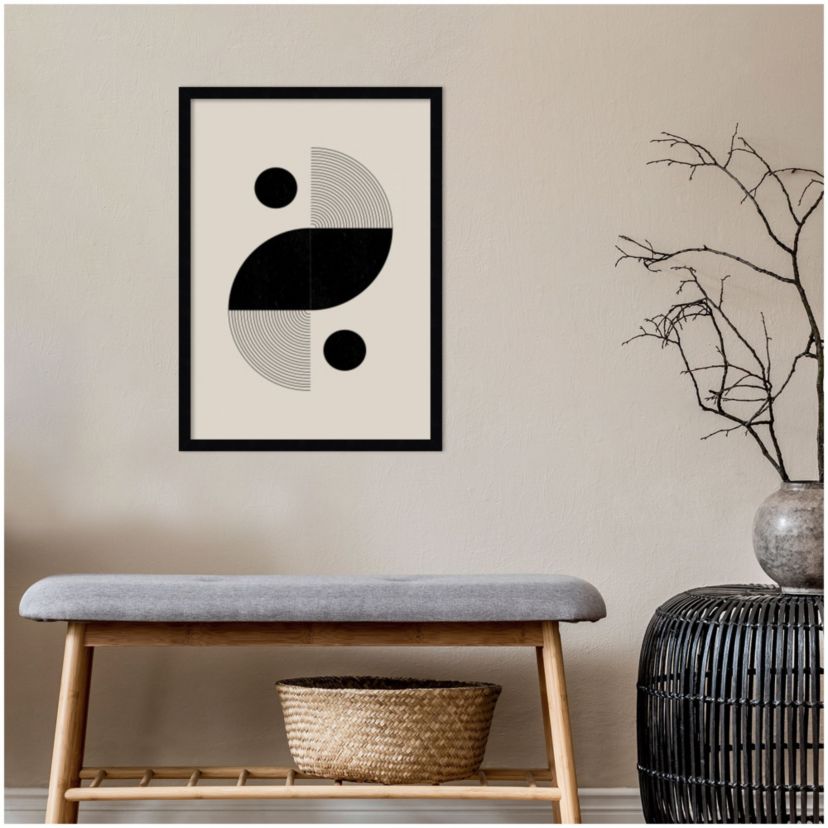 BaB No 3 by The MIUUS STUDIO Wood Framed Wall Art Print