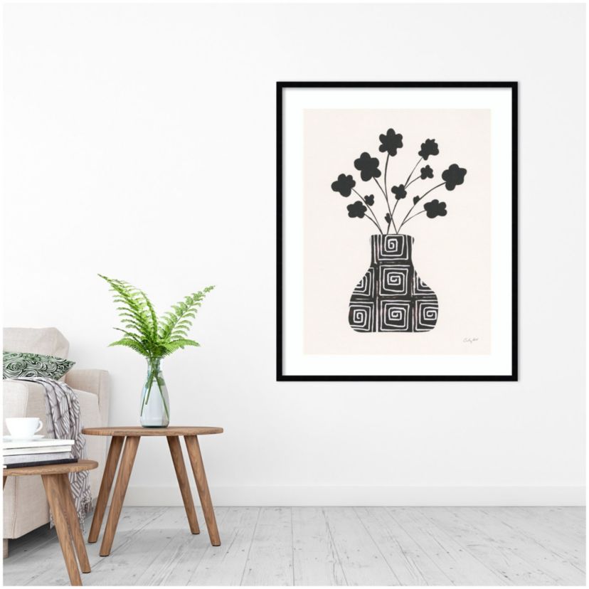 Shadow Vessel II by Courtney Prahl Wood Framed Wall Art Print