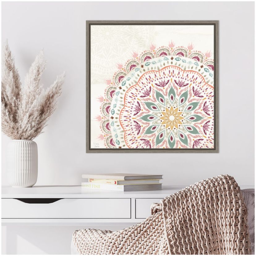 Boho Garden IX Framed Canvas Wall Art Print