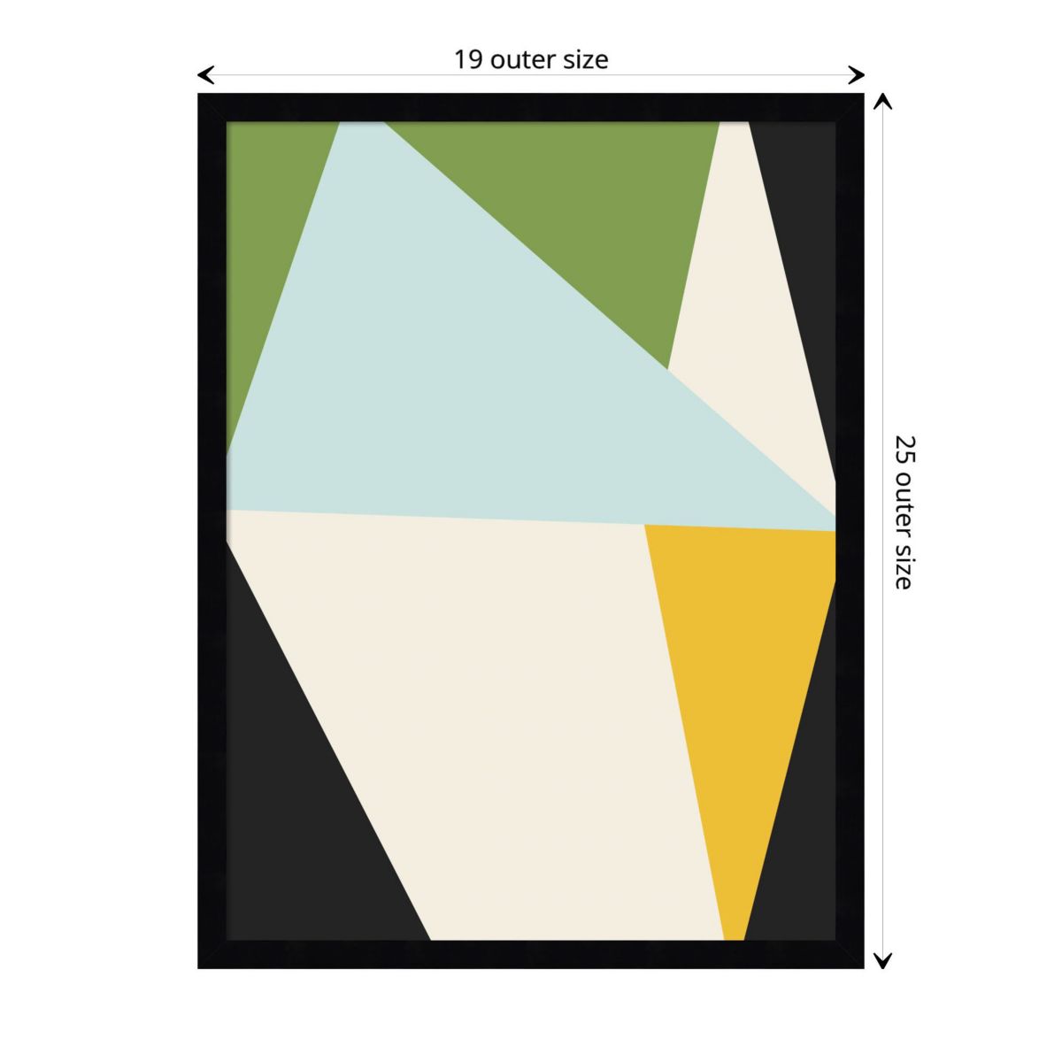 Bold Graphic 2 by The Creative Bunch Studio Wood Framed Wall Art Print