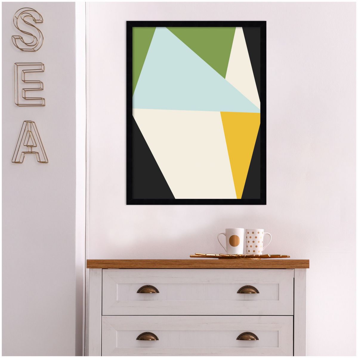 Bold Graphic 2 by The Creative Bunch Studio Wood Framed Wall Art Print