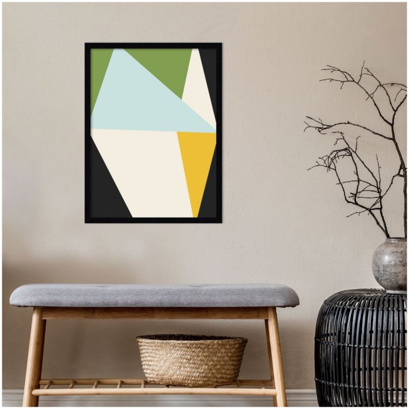 Bold Graphic 2 by The Creative Bunch Studio Wood Framed Wall Art Print
