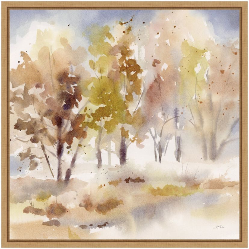 Autumn Grove Framed Canvas Wall Art Print