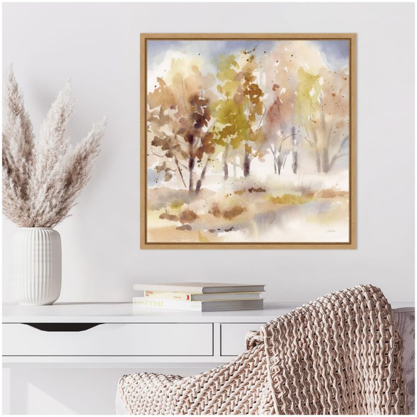 Autumn Grove Framed Canvas Wall Art Print