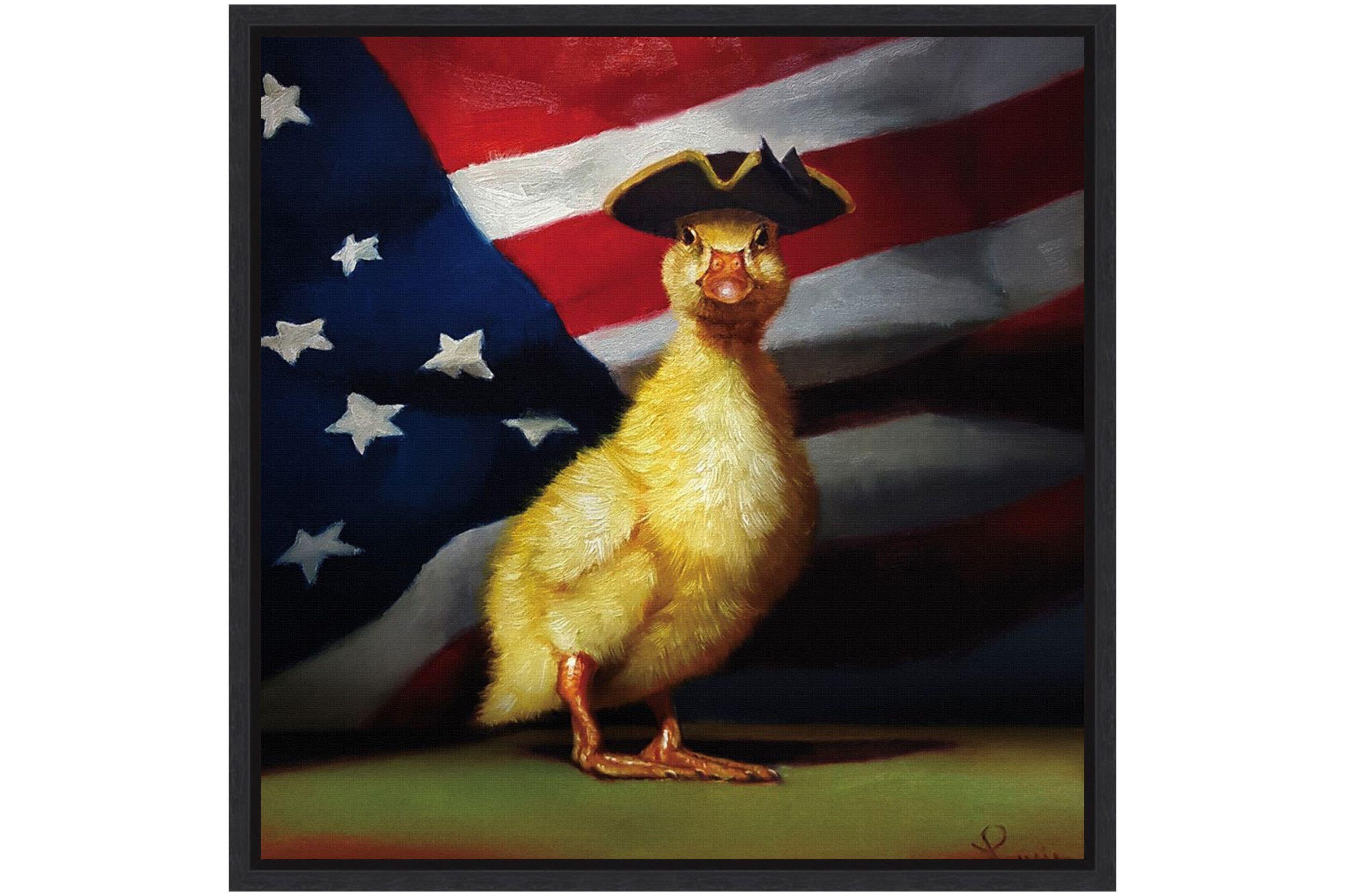 The Patriot Framed Canvas Wall Art Print