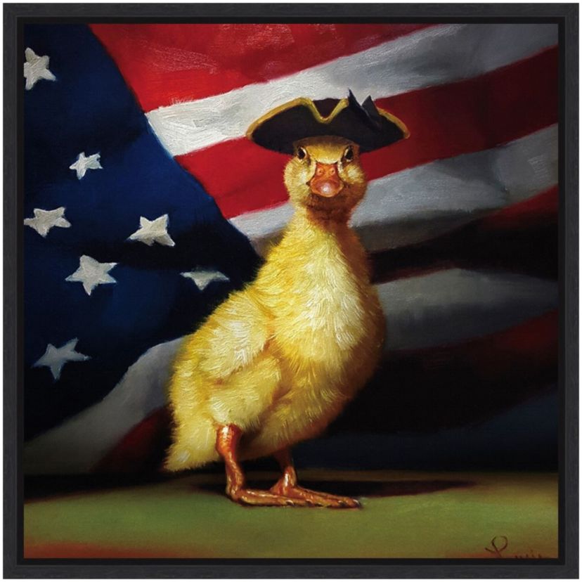 The Patriot Framed Canvas Wall Art Print