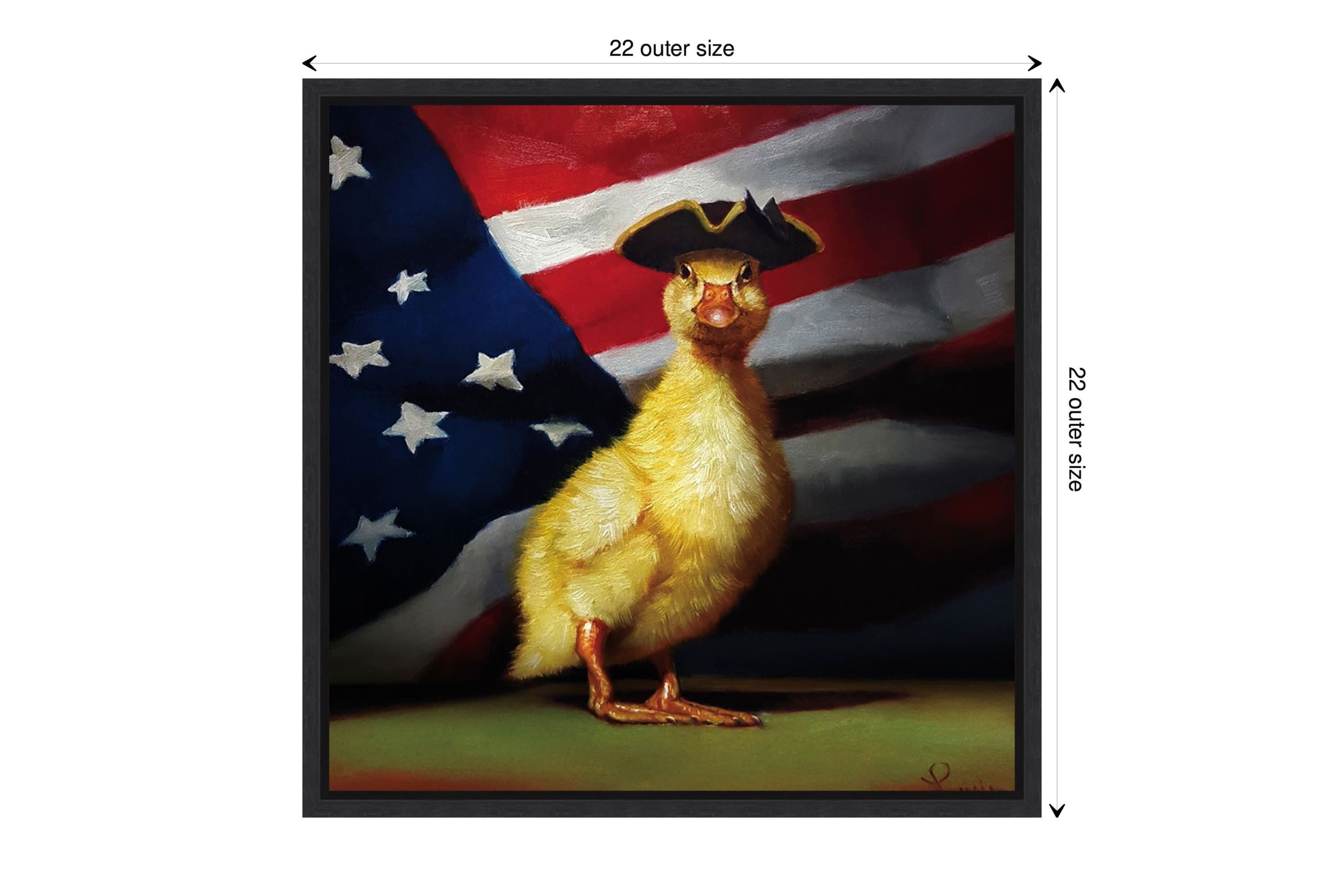 The Patriot Framed Canvas Wall Art Print
