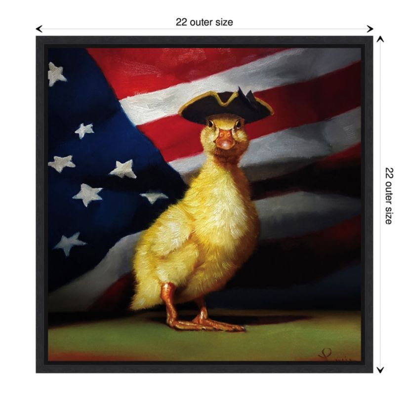The Patriot Framed Canvas Wall Art Print