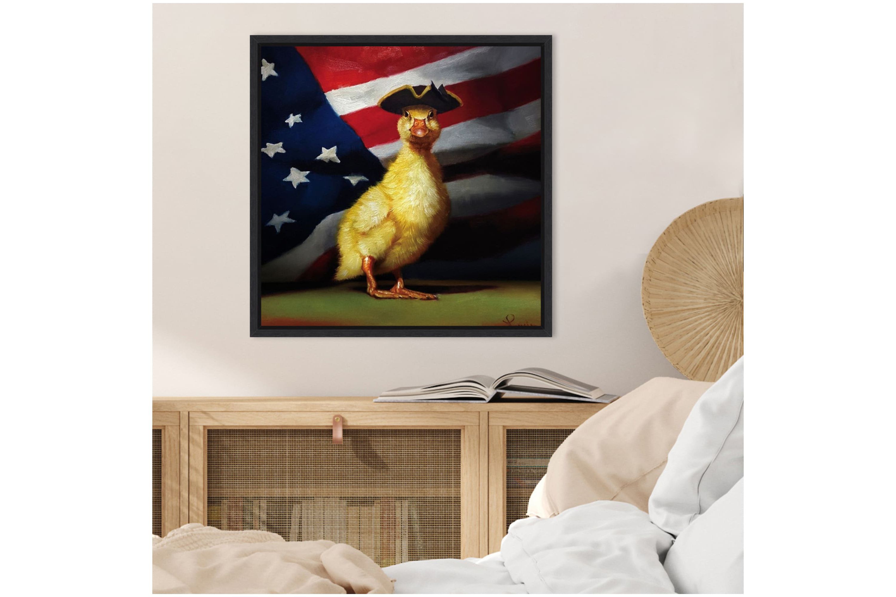 The Patriot Framed Canvas Wall Art Print
