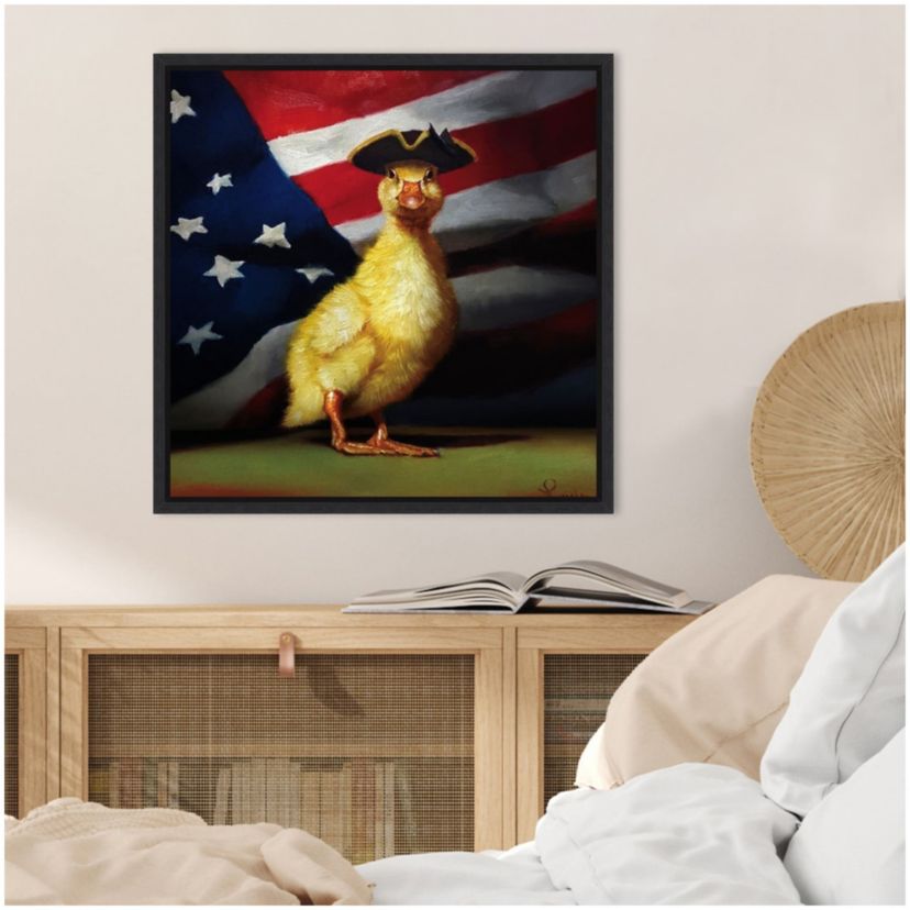 The Patriot Framed Canvas Wall Art Print