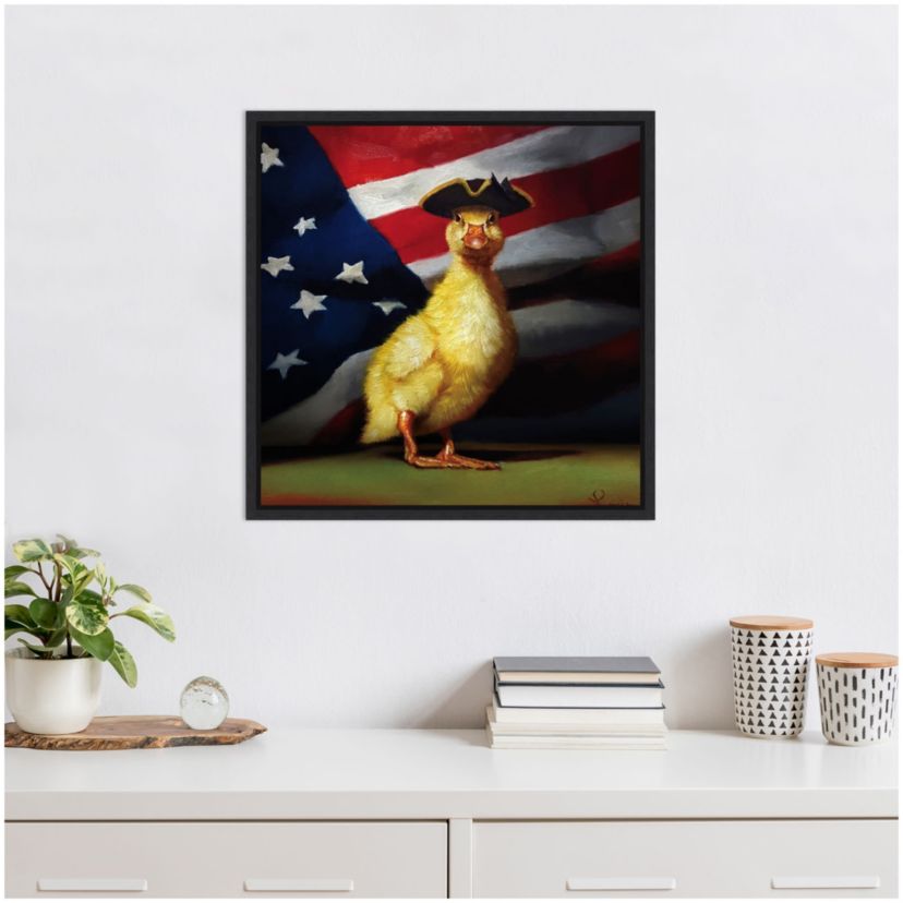The Patriot Framed Canvas Wall Art Print