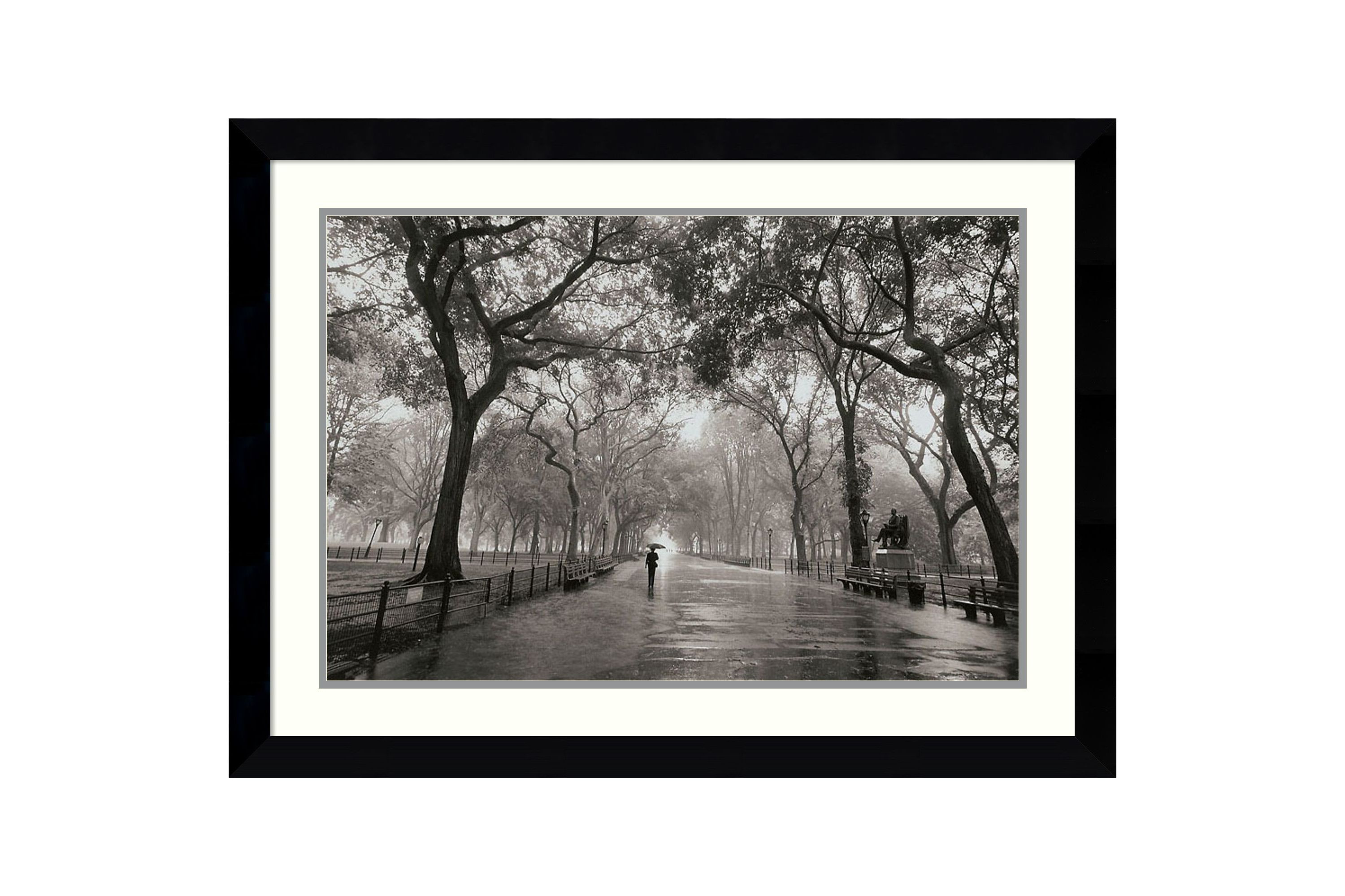 Poets Walk by Henri Silberman Wood Framed Wall Art Print
