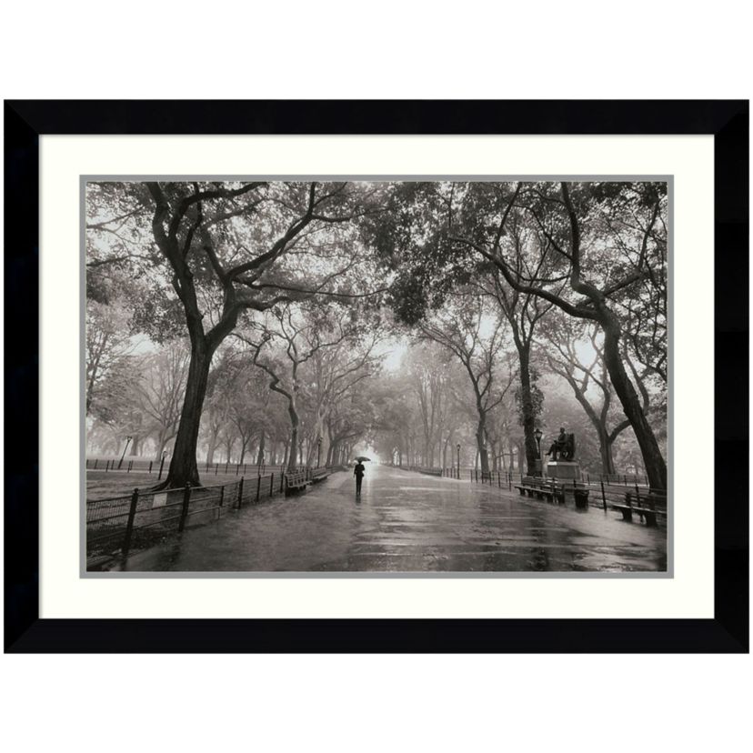 Poets Walk by Henri Silberman Wood Framed Wall Art Print