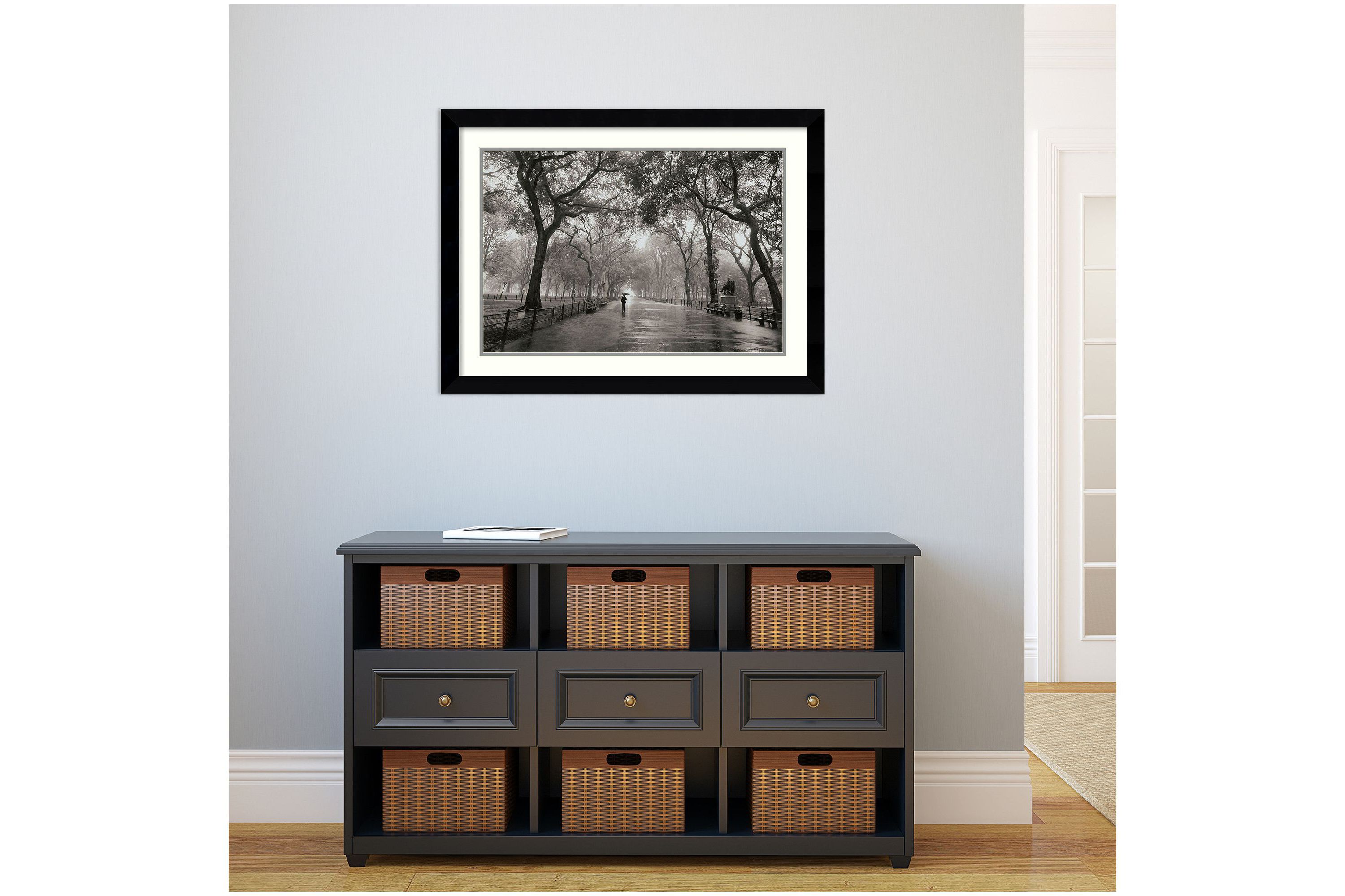 Poets Walk by Henri Silberman Wood Framed Wall Art Print