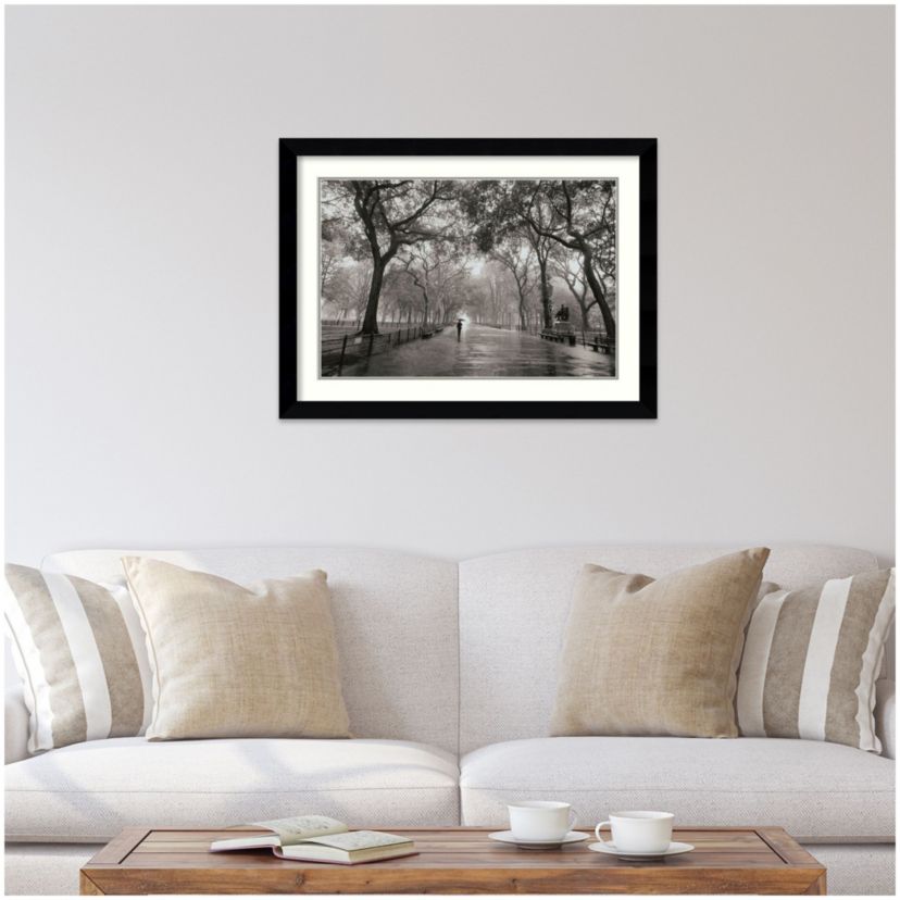 Poets Walk by Henri Silberman Wood Framed Wall Art Print