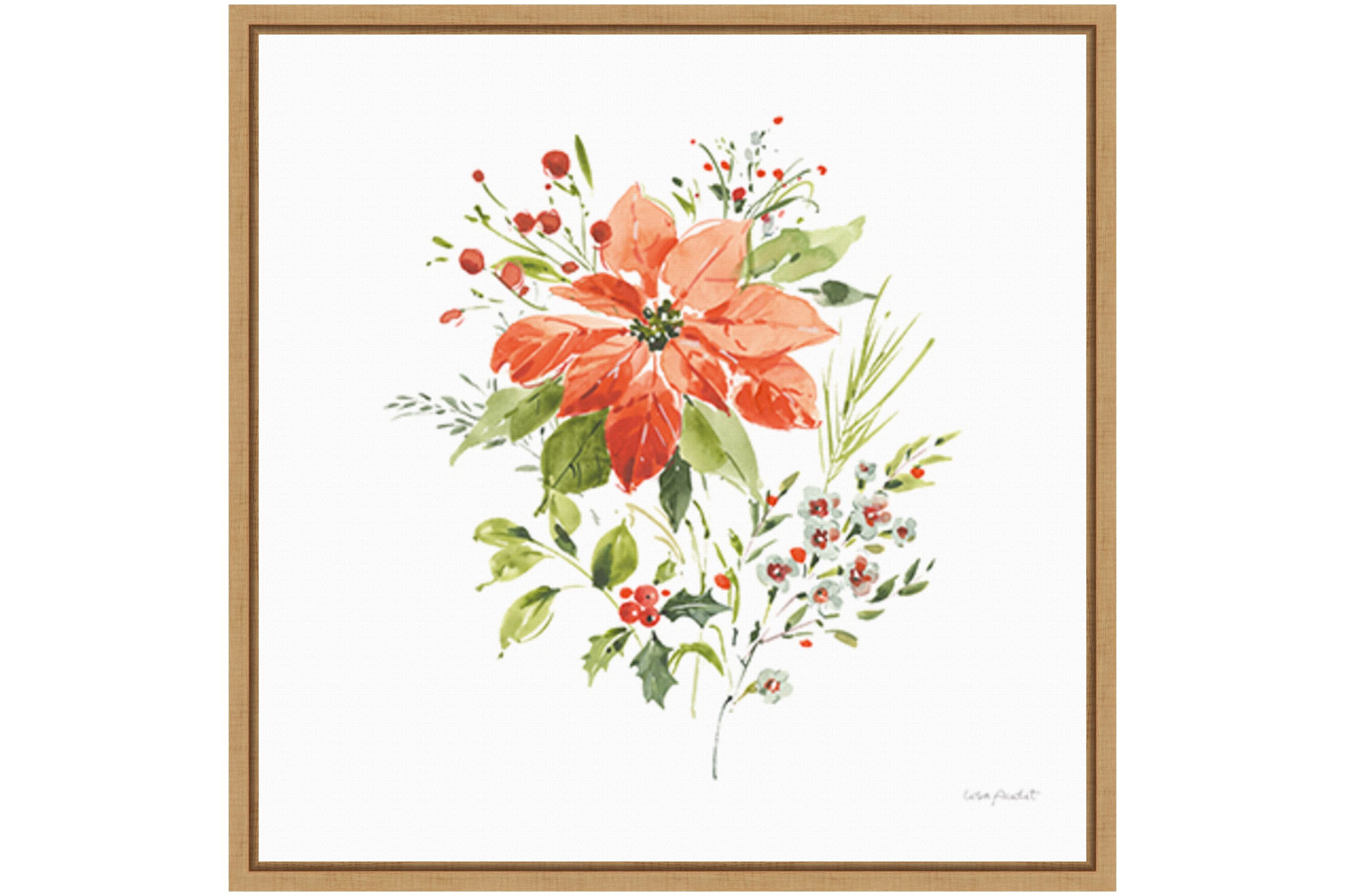 Christmas Forever V Framed Canvas Wall Art Print