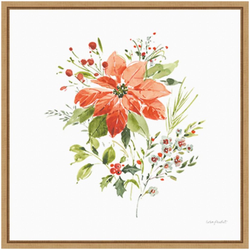 Christmas Forever V Framed Canvas Wall Art Print