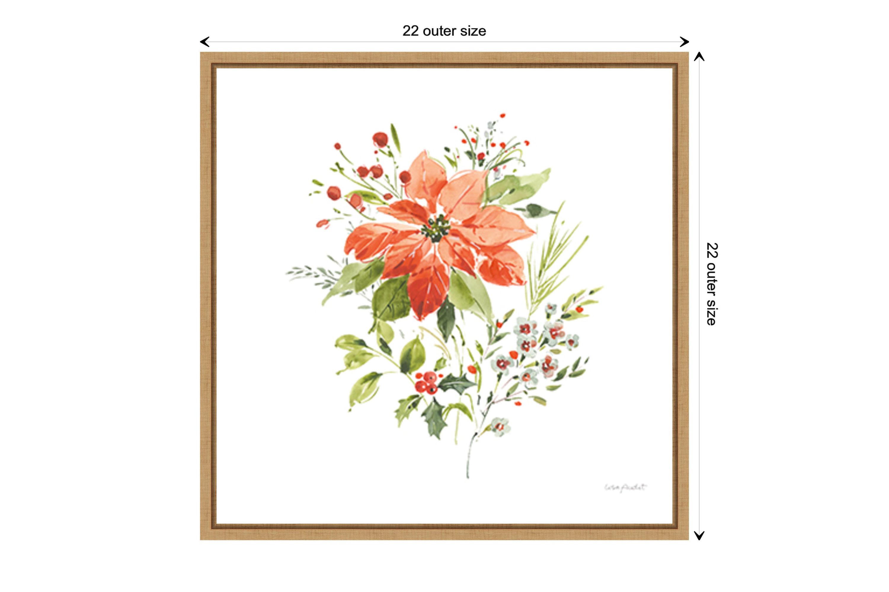 Christmas Forever V Framed Canvas Wall Art Print