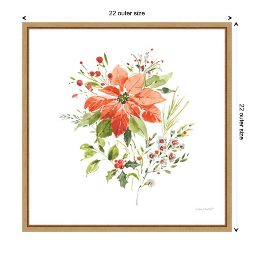 Christmas Forever V Framed Canvas Wall Art Print