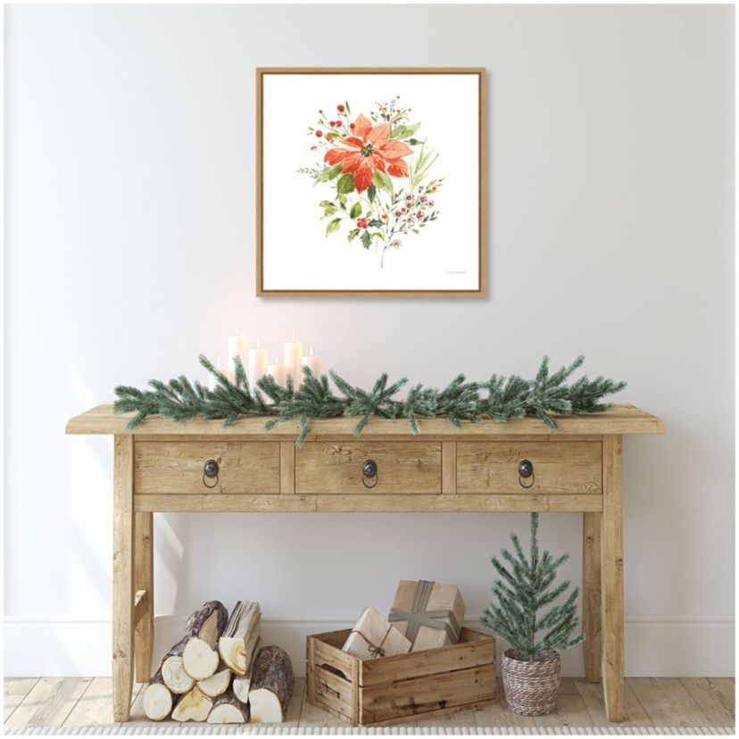 Christmas Forever V Framed Canvas Wall Art Print