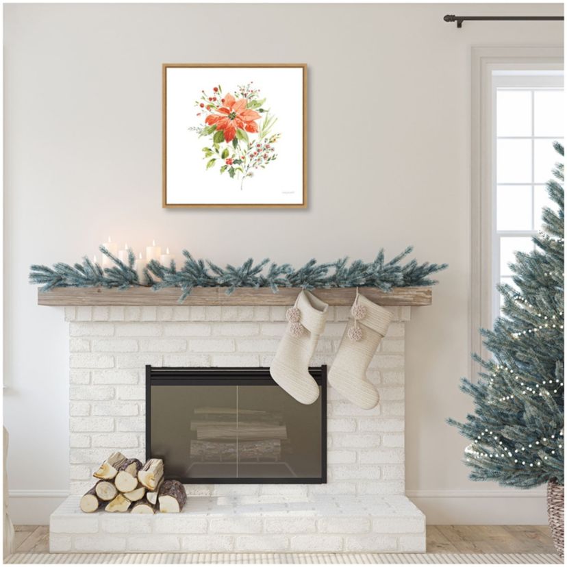 Christmas Forever V Framed Canvas Wall Art Print