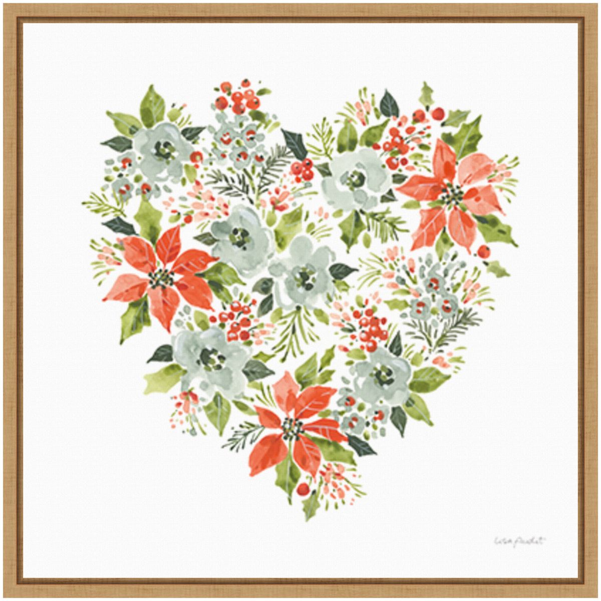 Christmas Forever VII Framed Canvas Wall Art Print