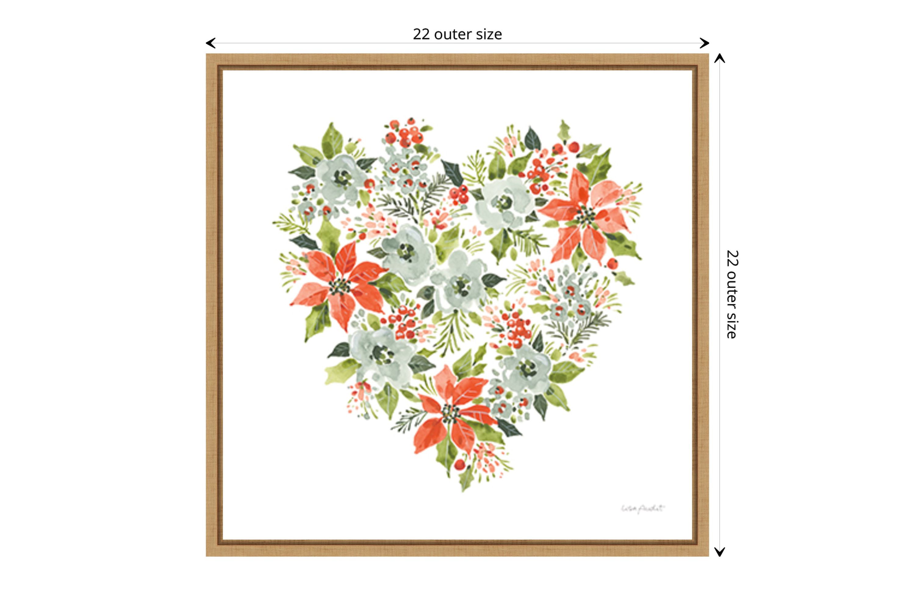 Christmas Forever VII Framed Canvas Wall Art Print