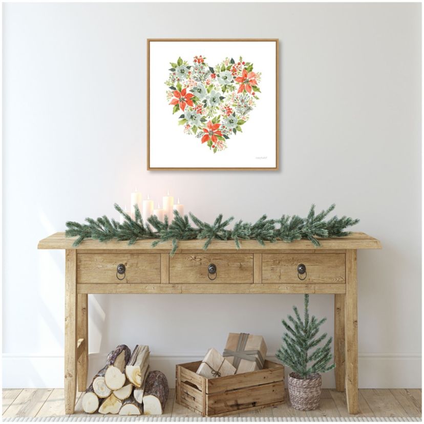 Christmas Forever VII Framed Canvas Wall Art Print