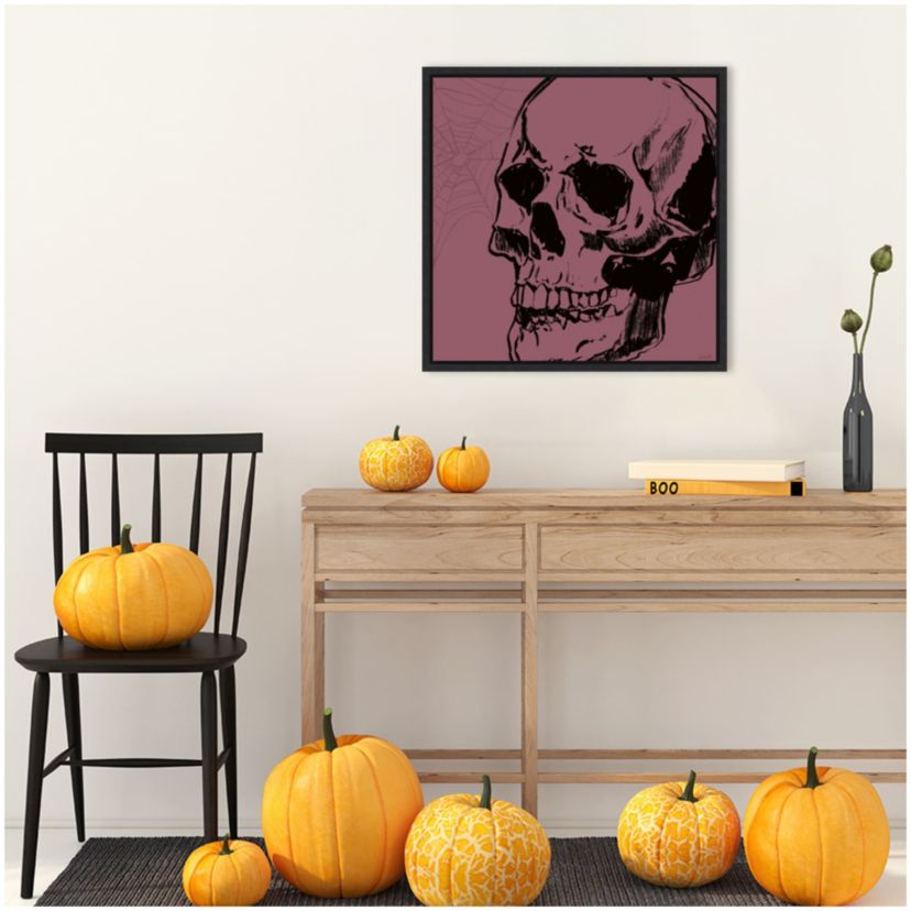 Haunted Halloween XIII Framed Canvas Wall Art Print