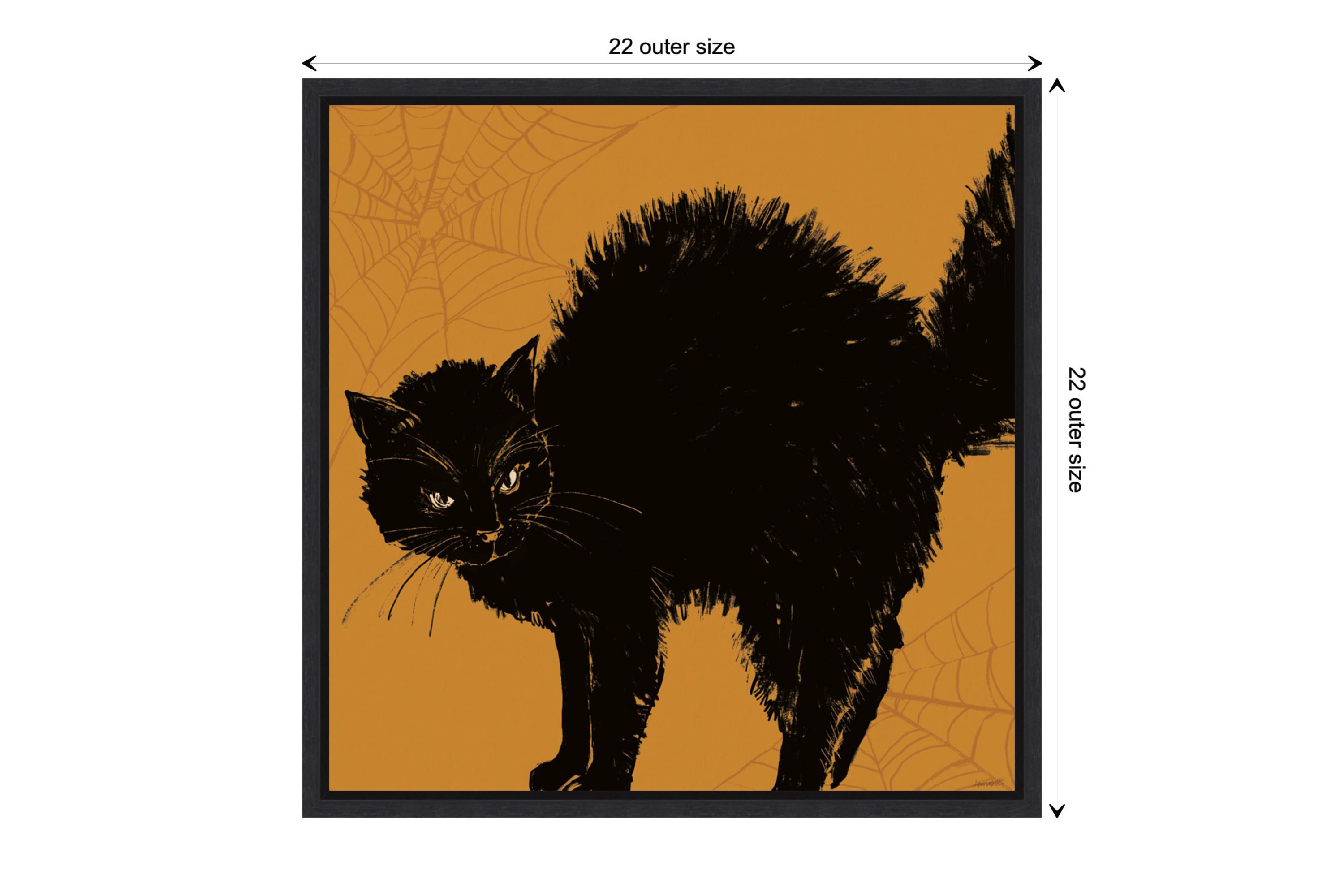 Haunted Halloween VII Framed Canvas Wall Art Print