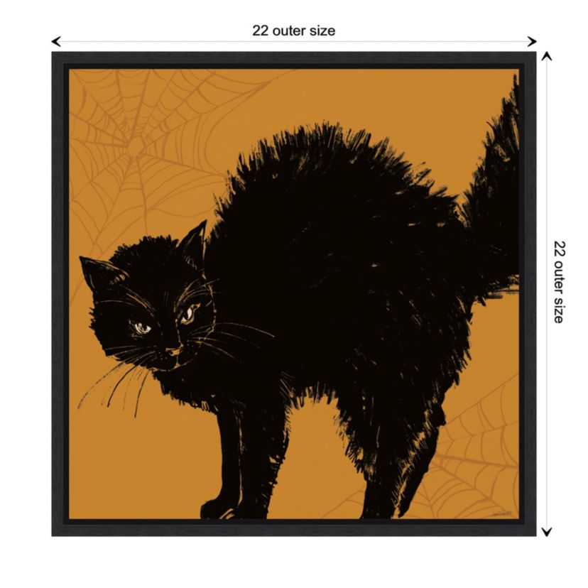 Haunted Halloween VII Framed Canvas Wall Art Print