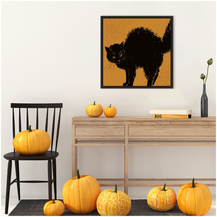 Haunted Halloween VII Framed Canvas Wall Art Print