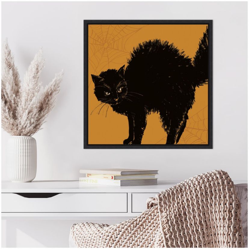 Haunted Halloween VII Framed Canvas Wall Art Print