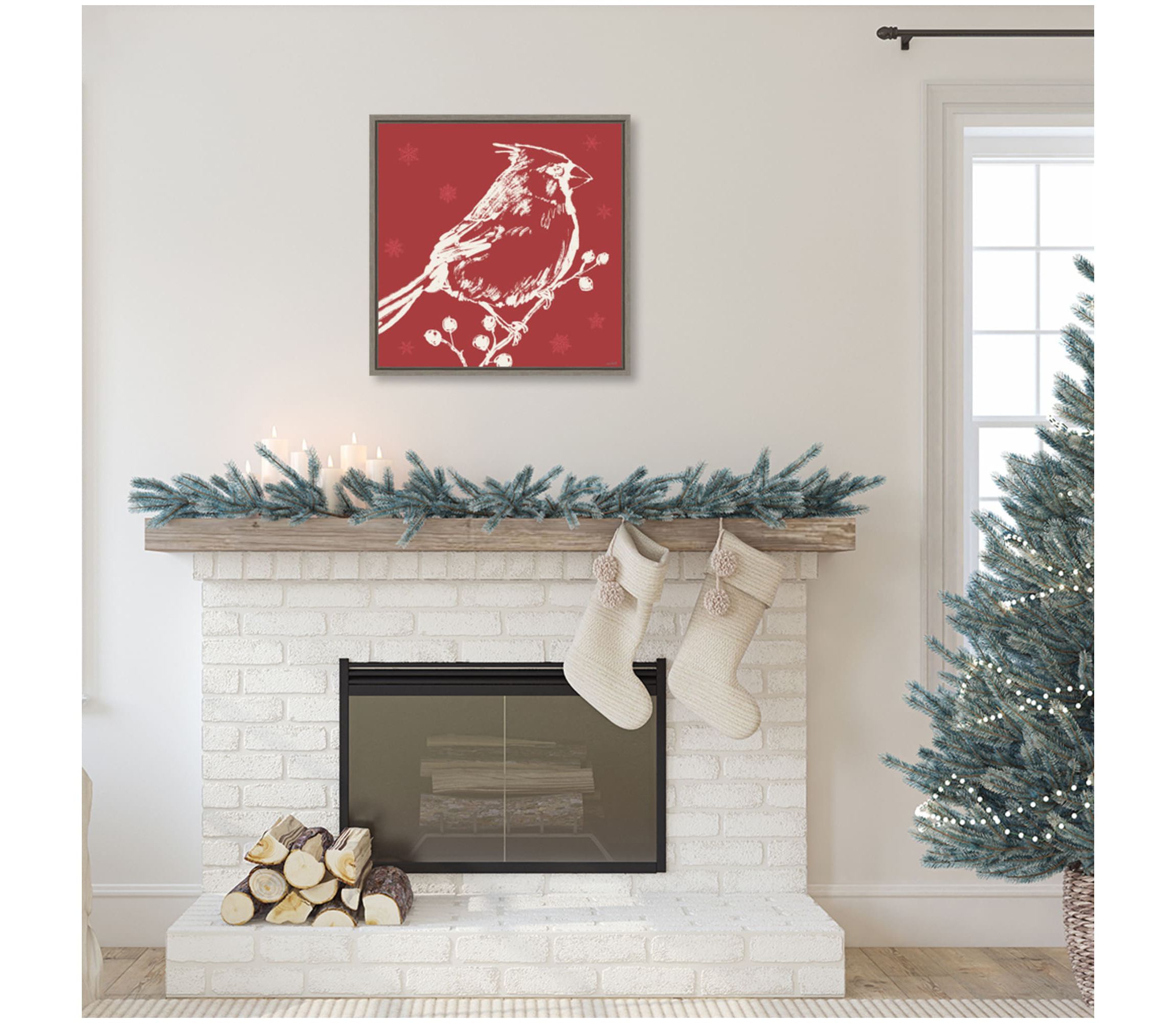 Seasonal Shades VIII Framed Canvas Wall Art Print
