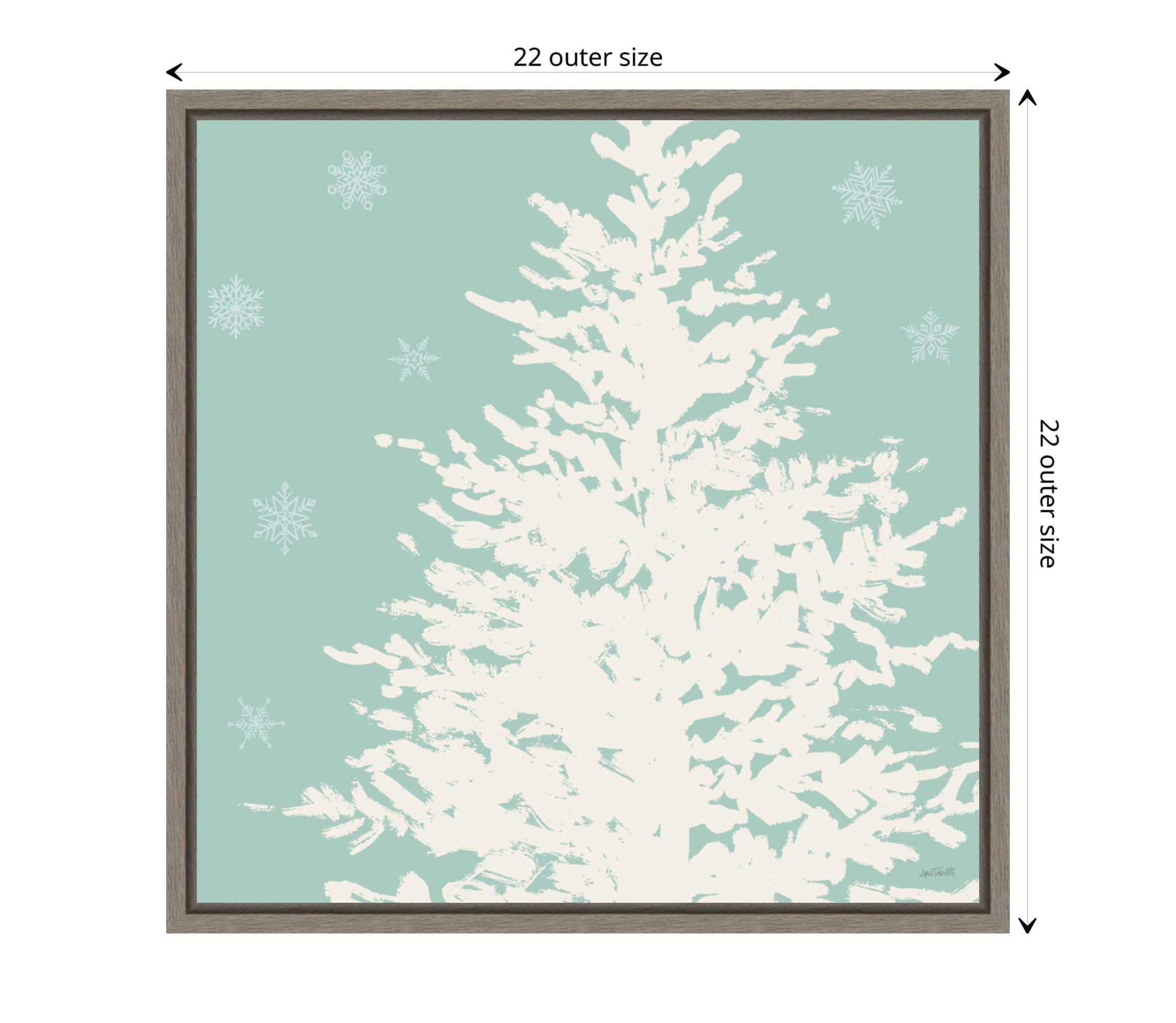 Seasonal Shades VII Framed Canvas Wall Art Print