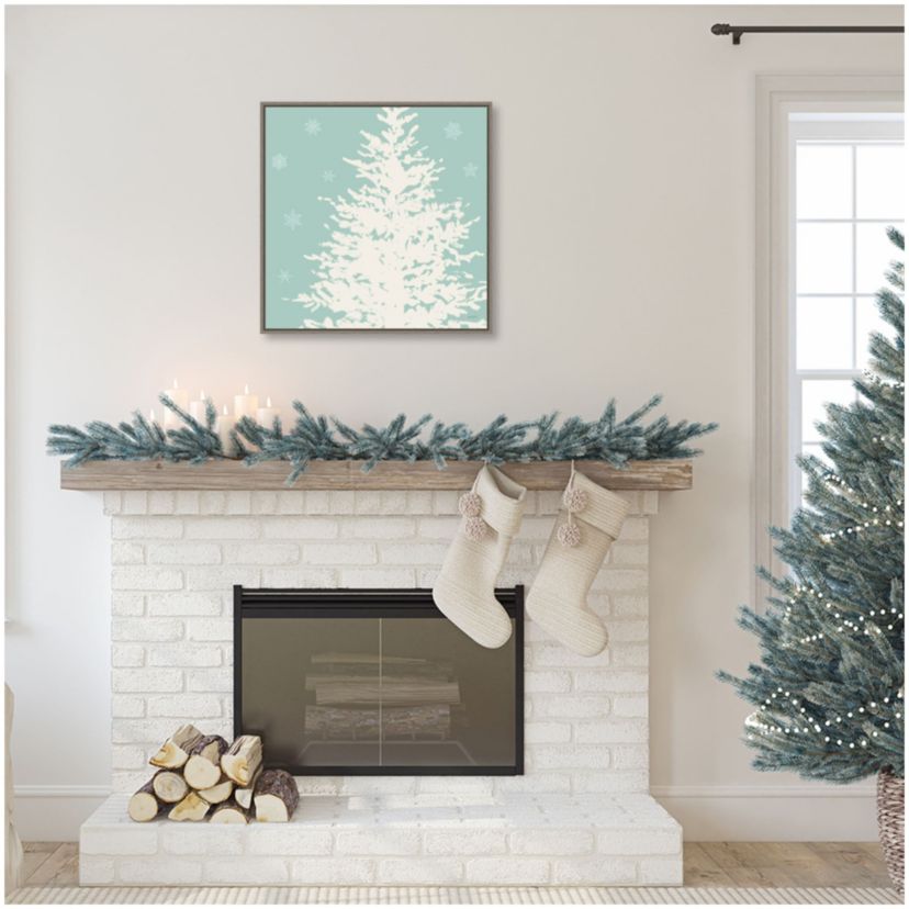 Seasonal Shades VII Framed Canvas Wall Art Print