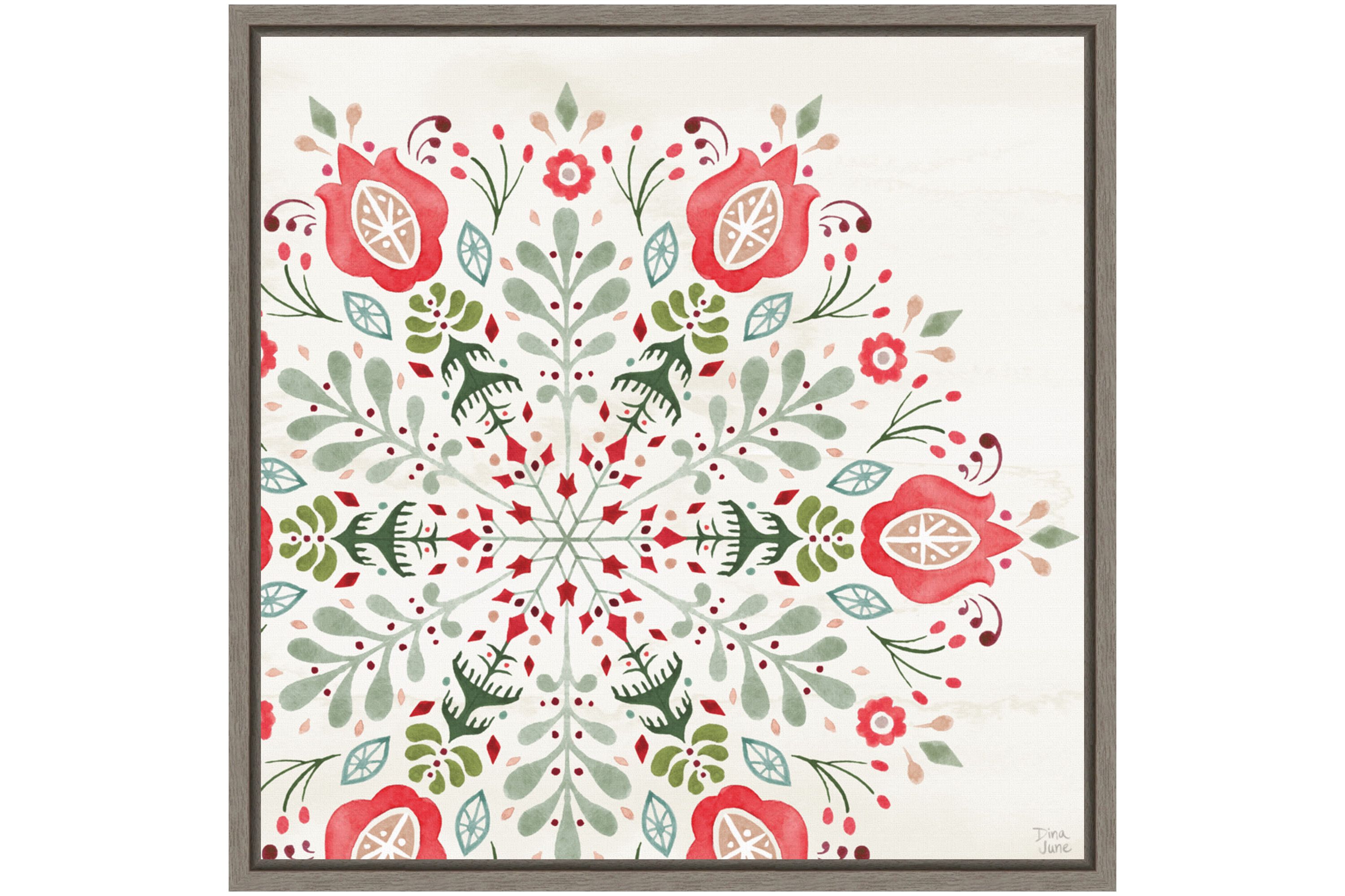 Festive Season VIII Framed Canvas Wall Art Print