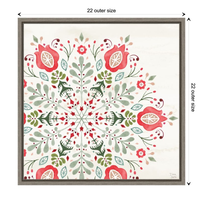 Festive Season VIII Framed Canvas Wall Art Print