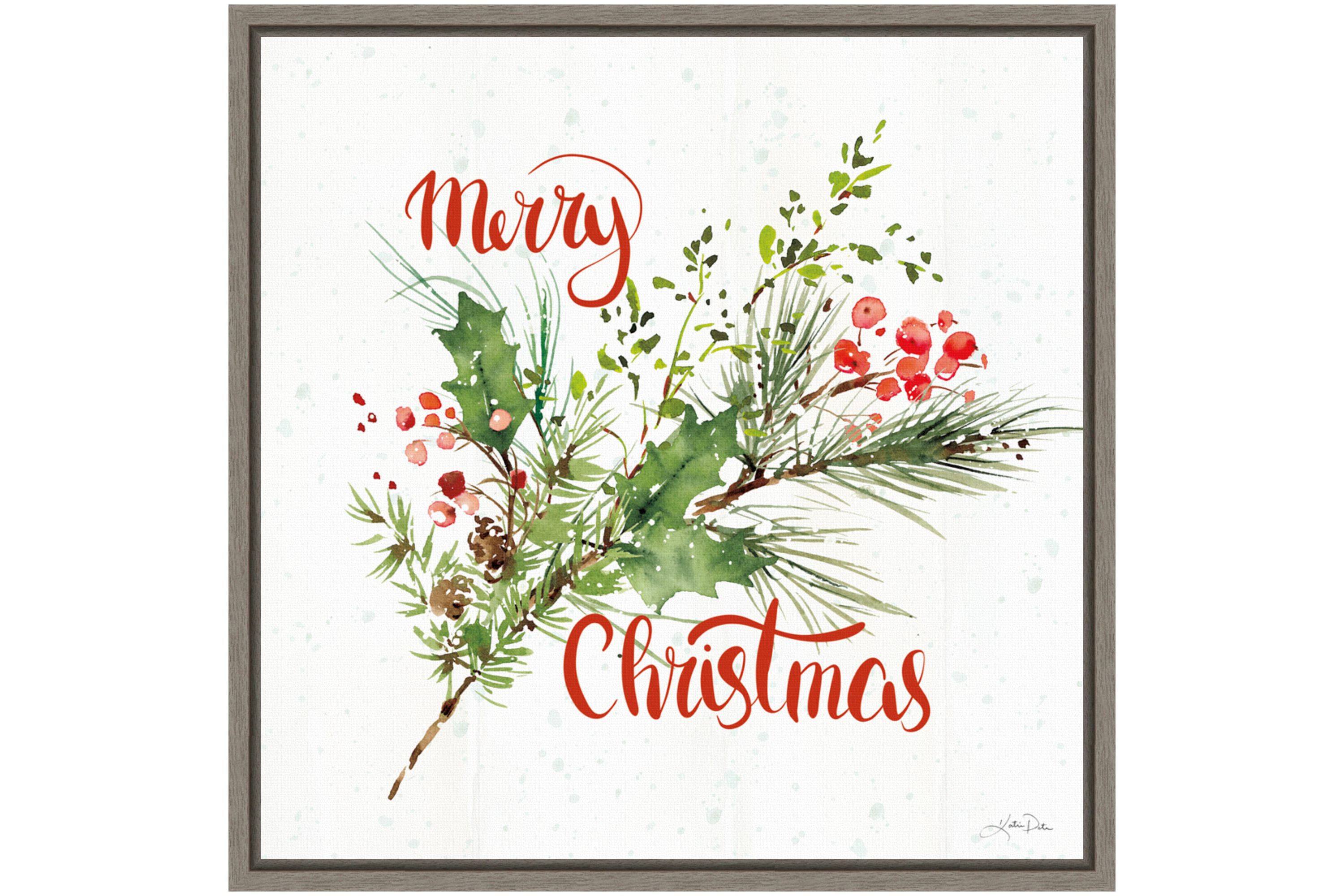 Celebrate the Season IV Framed Canvas Wall Art Print