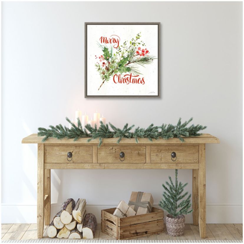 Celebrate the Season IV Framed Canvas Wall Art Print