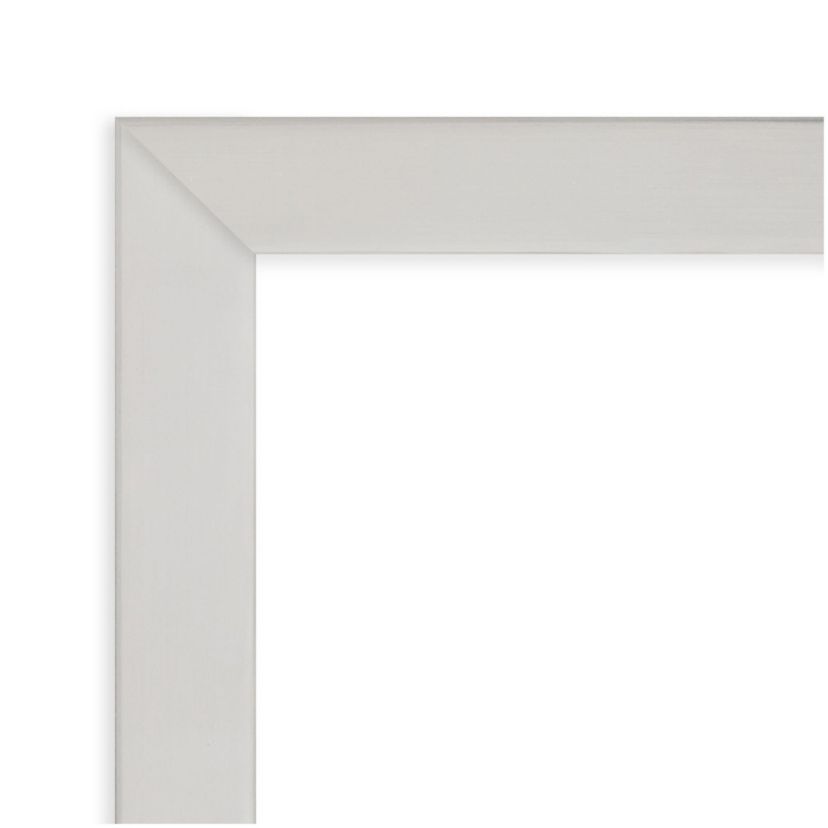 Father Christmas and a Robin by Lavinia Hamer Wood Framed Wall Art Print