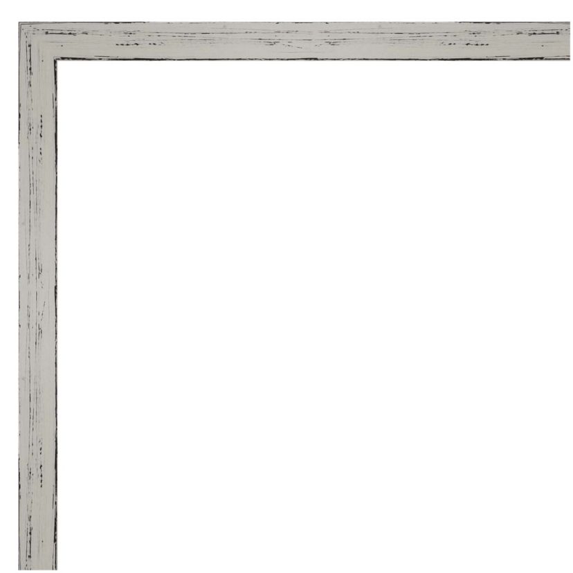 White and Bright Christmas Tree II Plaid by Danhui Nai Wood Framed Wall Art Print