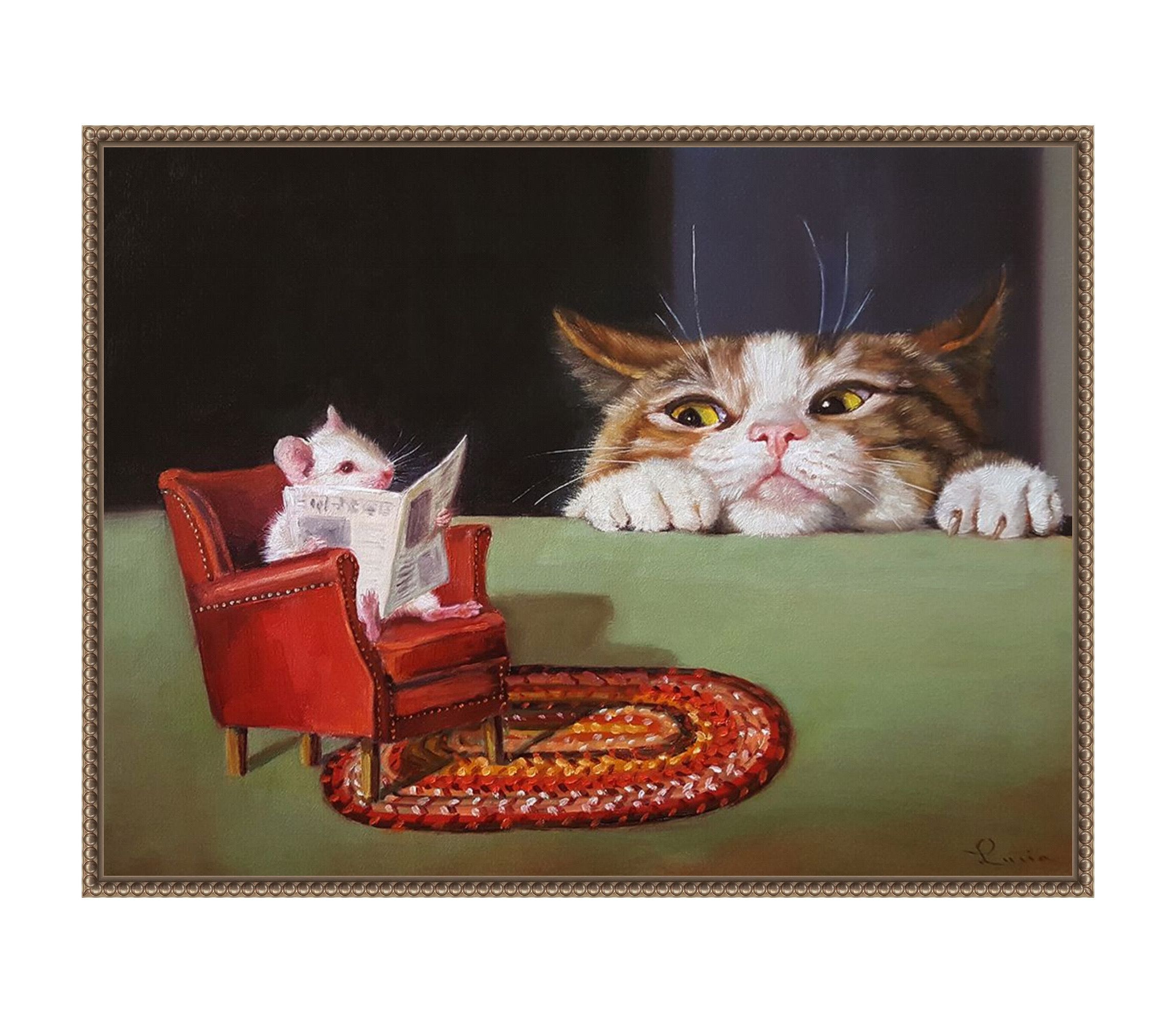 Uninvited Framed Canvas Wall Art Print