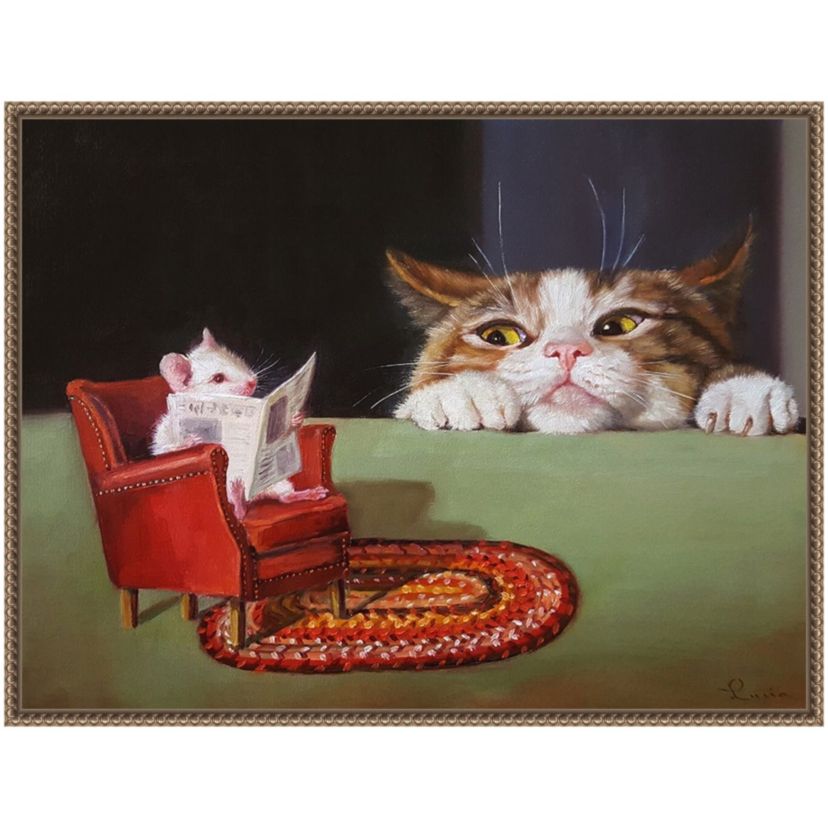 Uninvited Framed Canvas Wall Art Print