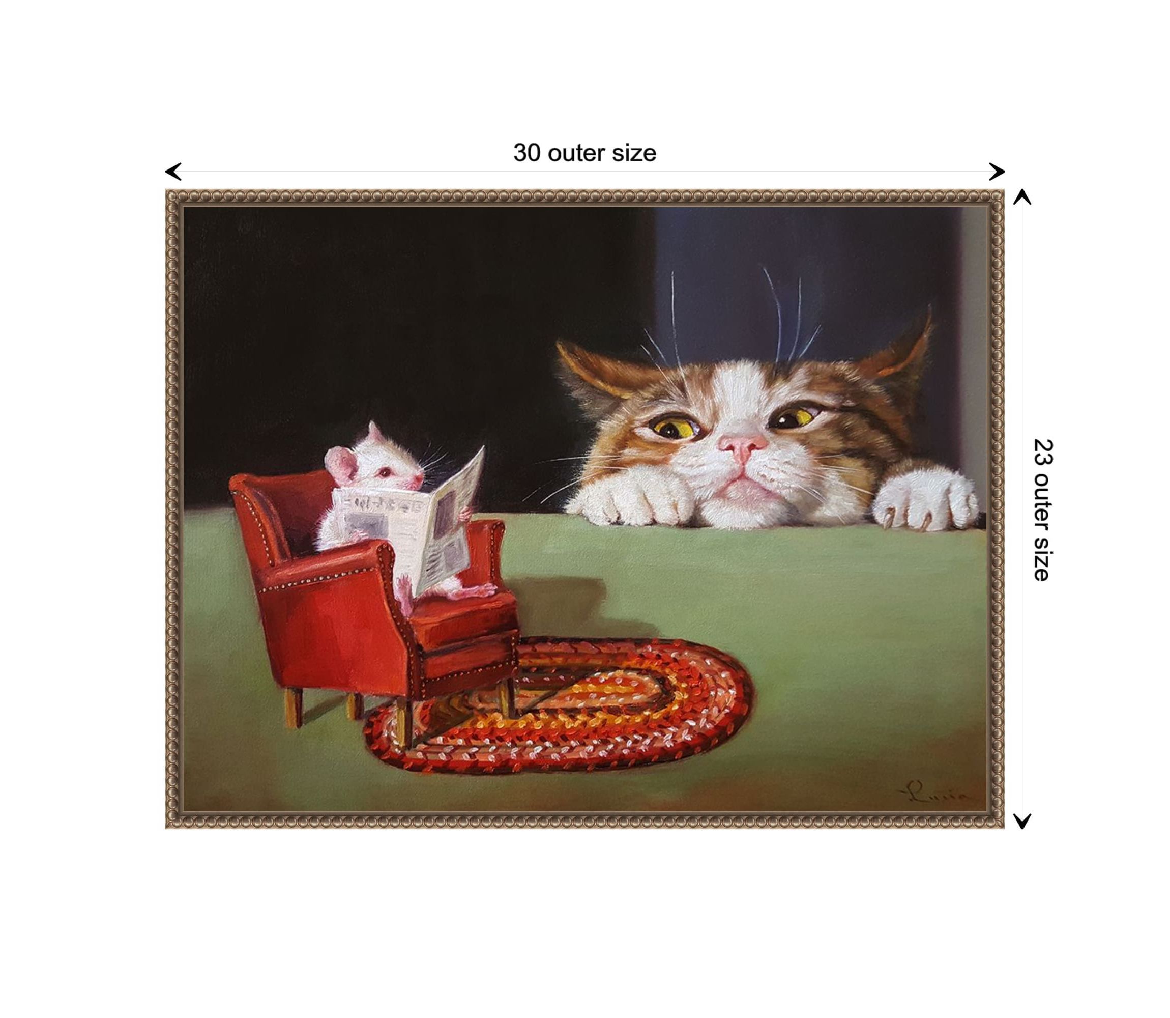 Uninvited Framed Canvas Wall Art Print