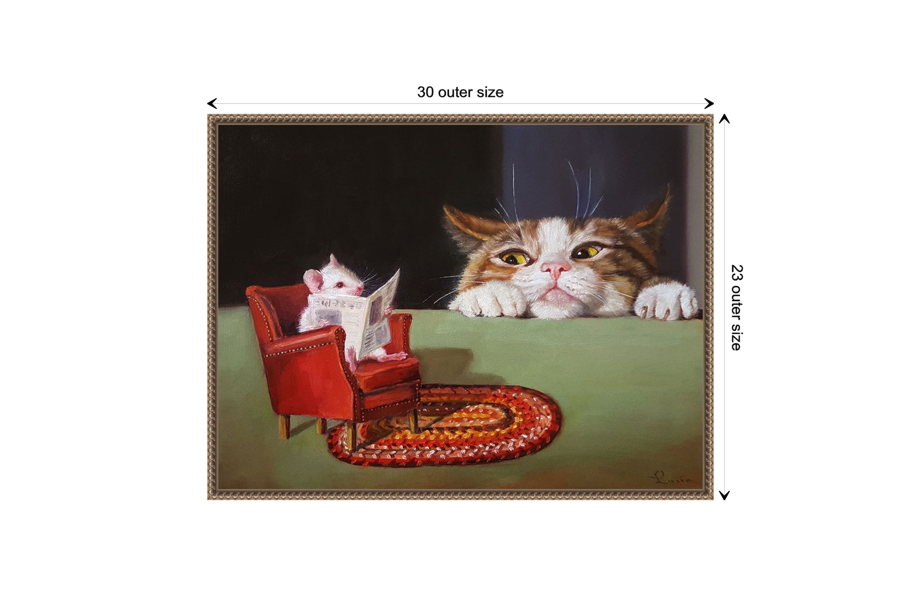 Uninvited Framed Canvas Wall Art Print