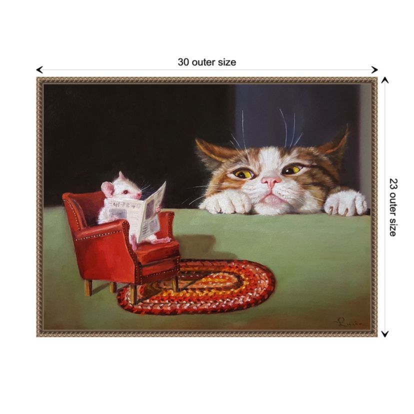 Uninvited Framed Canvas Wall Art Print