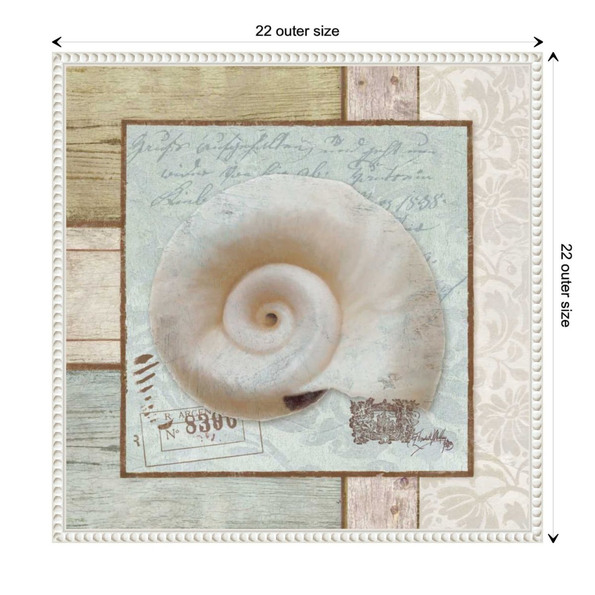 Traveling By Sea II Framed Canvas Wall Art Print