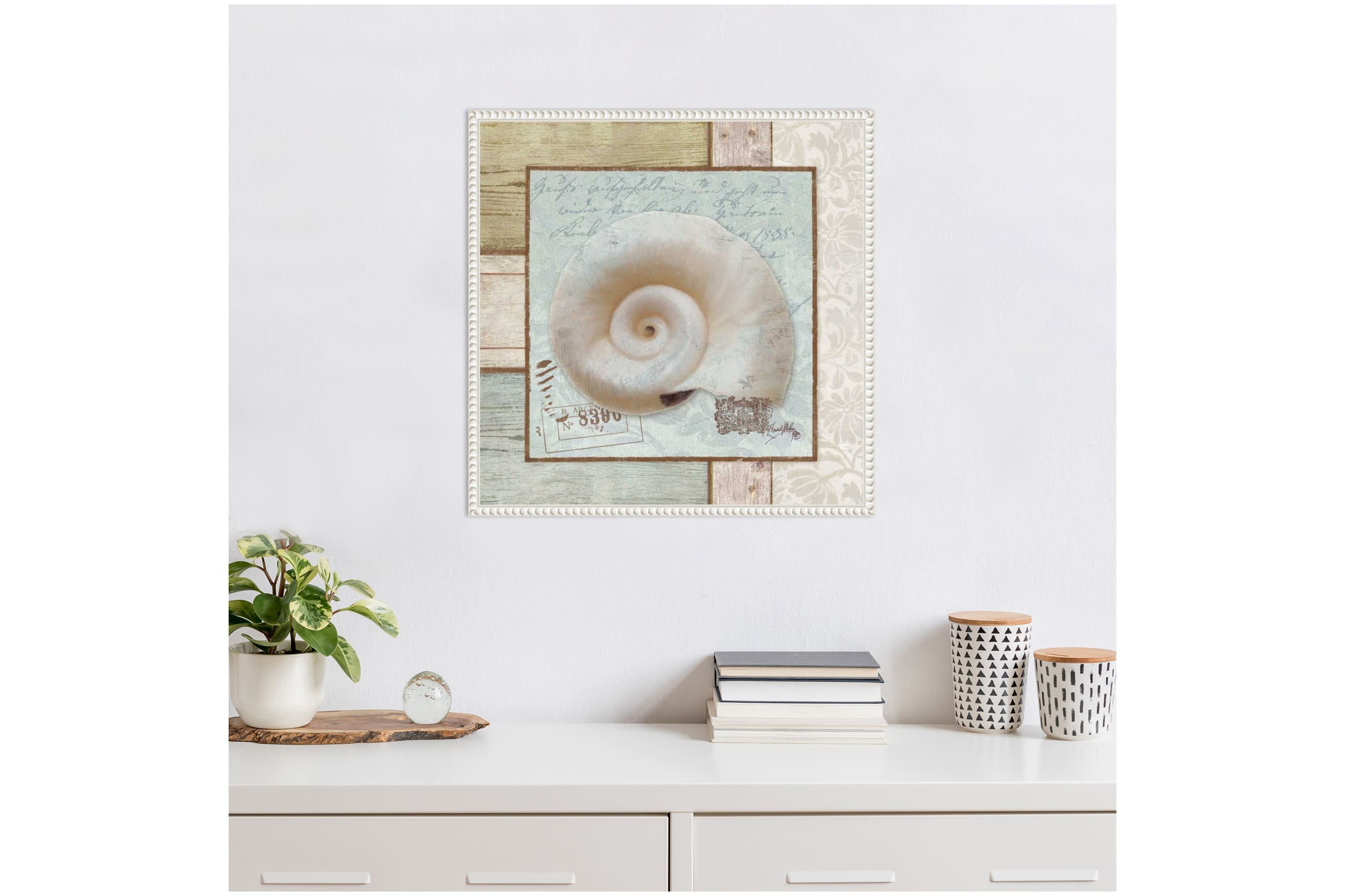 Traveling By Sea II Framed Canvas Wall Art Print
